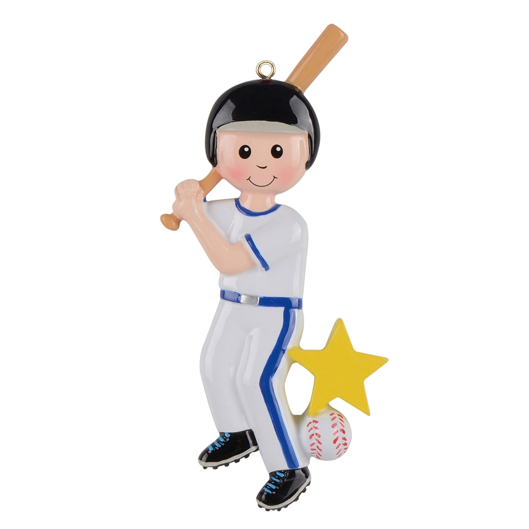 Personalized Christmas Sport Ornament Baseball Boy