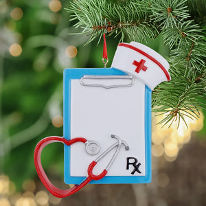 Personalized Gifg Christmas Decoration Occupation Ornament Nurse