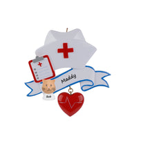 Load image into Gallery viewer, Personalized Christmas Occupation Ornament Nurse
