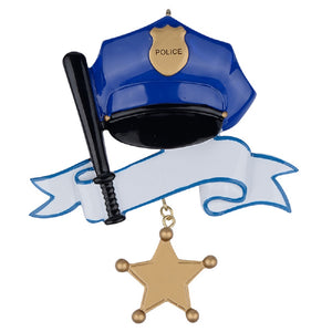 Personalized Occupation Christmas Ornaments Policeman Ornament