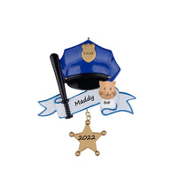 Load image into Gallery viewer, Personalized Occupation Christmas Ornaments Policeman Ornament
