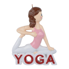 Load image into Gallery viewer, Maxora Christmas Tree Decoration Personalized Sport Ornaments Yoga Girl
