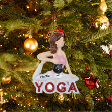 Load image into Gallery viewer, Maxora Christmas Personalized Sport Ornament Yoga Girl

