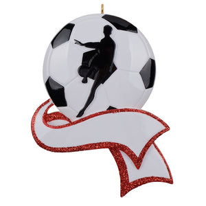 Personalized Christmas Sport Ornament Soceer
