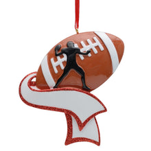 Load image into Gallery viewer, Personalized Christmas Sport Ornament Footaball
