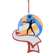 Load image into Gallery viewer, Personalized Christmas Sport Ornament Women&#39;s Volleyball
