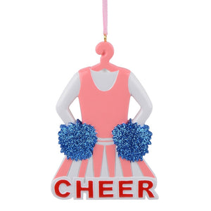 Personalized Christmas Sport Ornament Cheer Girl