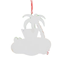 Load image into Gallery viewer, Personalized Christmas Ornament Vacation at Beach
