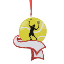 Load image into Gallery viewer, Personalized Christmas Sport Ornament Men&#39;s Tennis Ball
