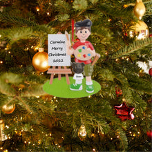 Load image into Gallery viewer, Customize Christmas Ornament for Teens Artist Boy/Girl
