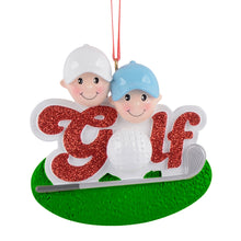 Load image into Gallery viewer, Customized Gift Christmas Sport Ornament Golf Friend of 2
