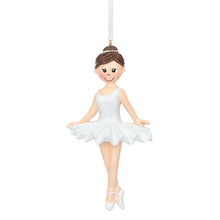 Load image into Gallery viewer, Personalized Christmas Sport Ornament Ballerina Girl
