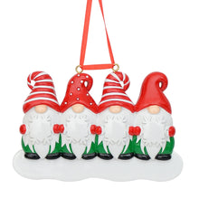 Load image into Gallery viewer, Customize Christmas Ornament Gnomes Family 4
