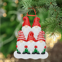 Load image into Gallery viewer, Personalized Gift Christmas Decoration Ornament Gnomes Family 5
