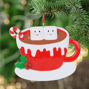 Personalized Christmas Ornament Marshmallo Family 2