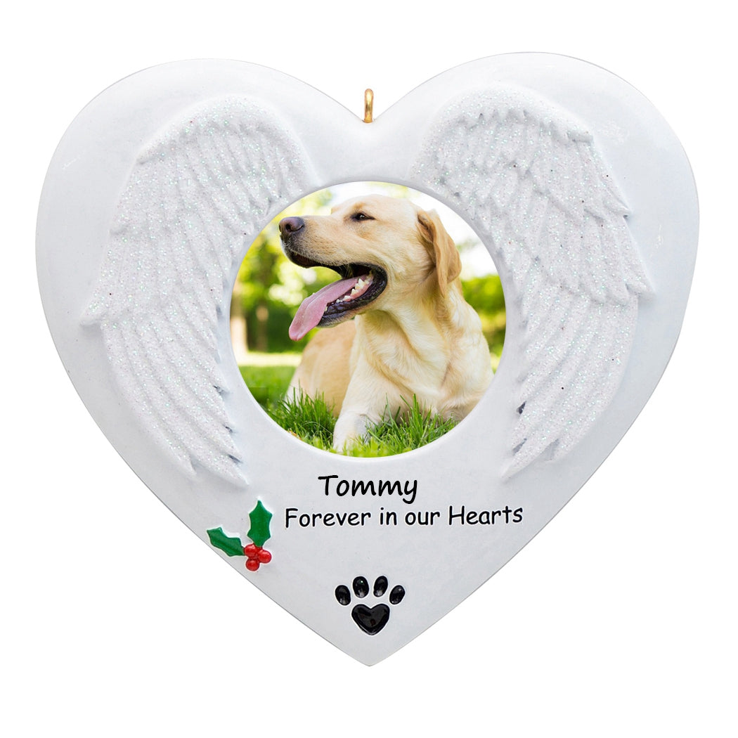 Personalized Christmas Ornament Pet Memorial Photo frame