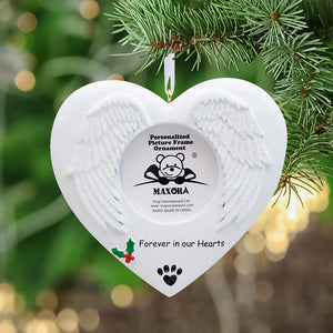Personalized Christmas Gift Ornament Pet Memorial Photo frame