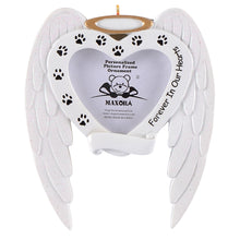 Load image into Gallery viewer, Personalized Christmas Pet Dog Memorial Ornament Doggy Photo Frame
