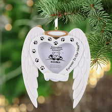 Load image into Gallery viewer, Personalized Christmas Pet Dog Memorial Ornament Doggy Photo Frame
